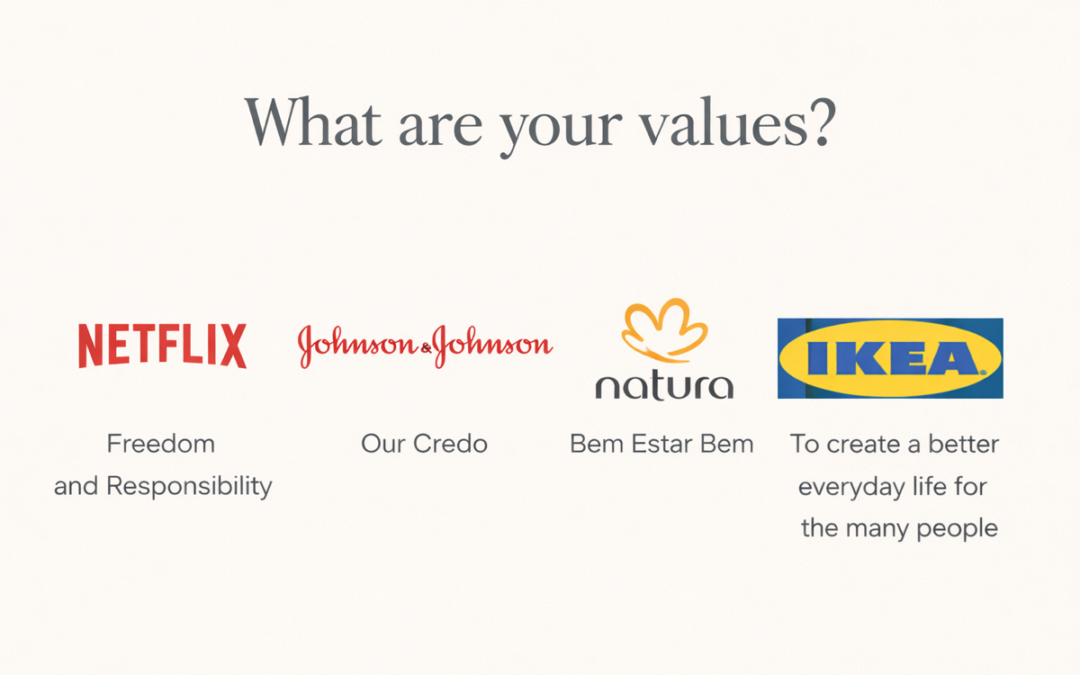 Your company’s values are well known. But what about yours?